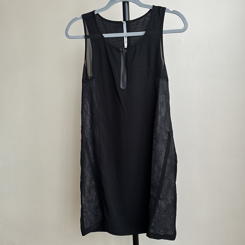 Cop.Copine Mini Dress Semi-sheer sleeveless tunic Size 36